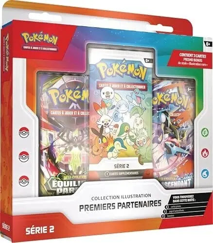 Coffret Pokémon Collection Illustration Premiers Partenaires Série 2 scellé FR King Shogun